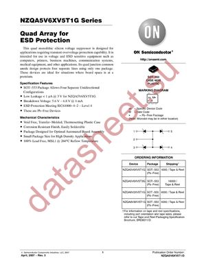 NZQA5V6XV5T1G datasheet  